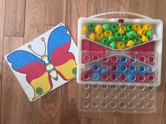 Quercetti Fantacolor Junior Mosaic Pegboard Set