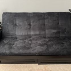 Kodiak Phoenix | Futon Couch | Suede Black