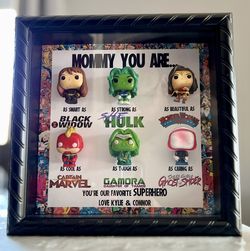 Mother’s Day Superhero Shadow Box