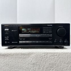 Onkyo  5.1 Audio/Video Receiver Very Good Condition—Near Vintage—Tested—Dolby Pro Logic—Lots of Power of Power