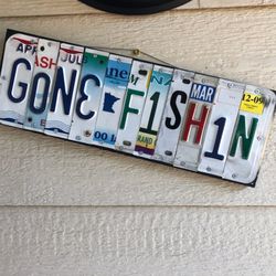 Gone Fishin Sign Nd Others 