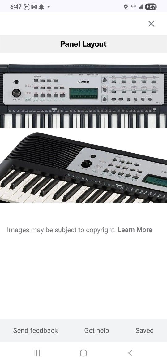 Yamaha Keyboard