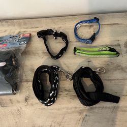 Dog Leashs,Collars & Dog Waste Bags 🐶 