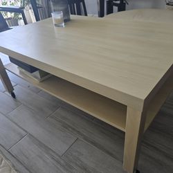 IKEA coffee table large 117.7cm L 77cm W 44.7cm H