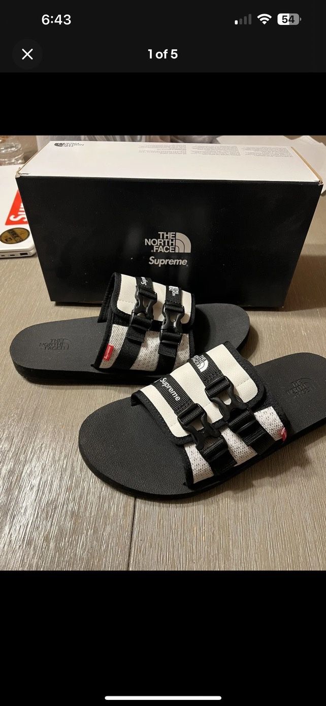 Supreme X North Face Slippers