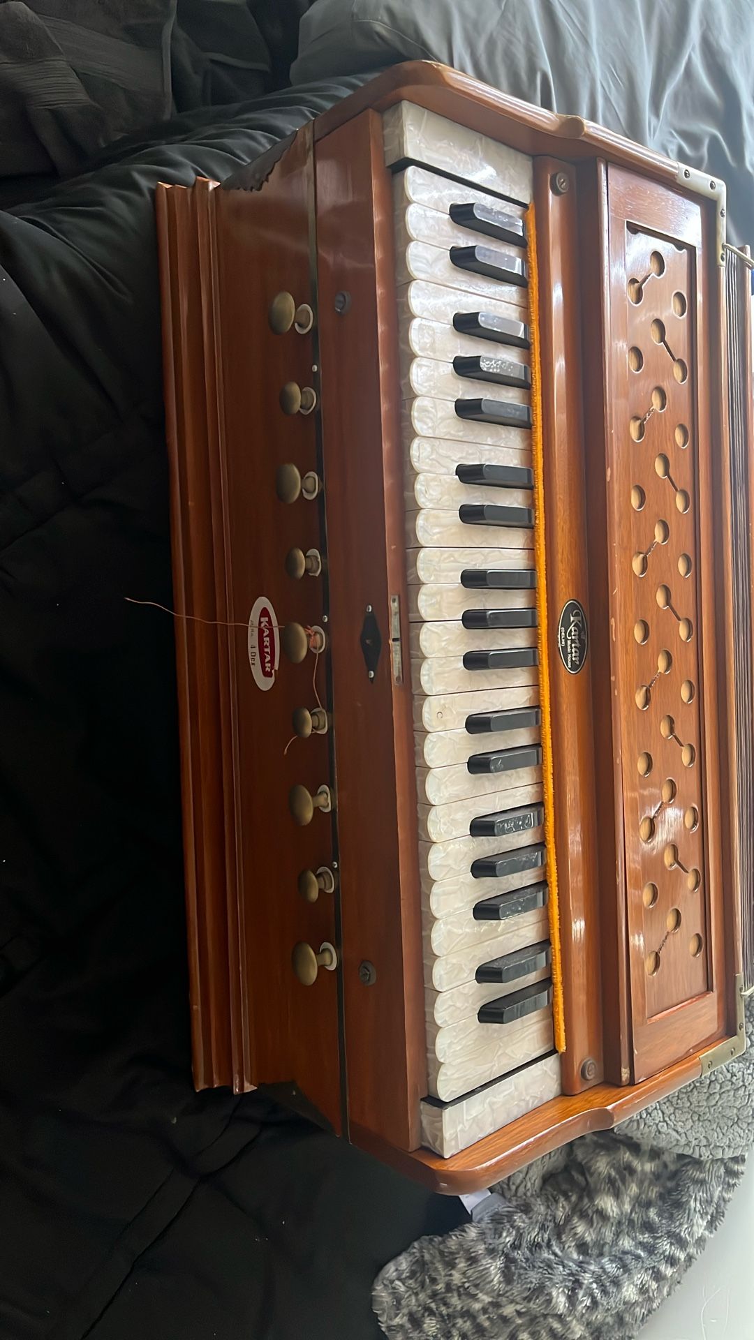 ๐ถ Vintage Kartar Harmonium โ Great Sound & Classic Look! ๐ถ