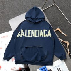 Balenciaga Destroyed Hoodie Hoodie
