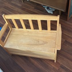 Toddler Wooden Bench 