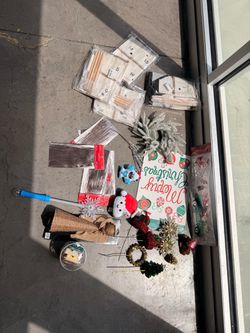 Christmas Decor and Craft Supplies package