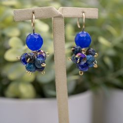 Blue earrings
