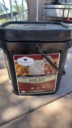 Wise Company  Rice and Freeze Dried Meat 104 servings
