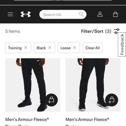 UNDER ARMOUR HUSTLE FLEECE JOGGERS HALF OFF All Colors 