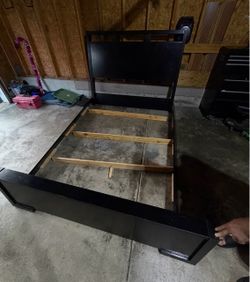 Queen Bedframe + Box frame
