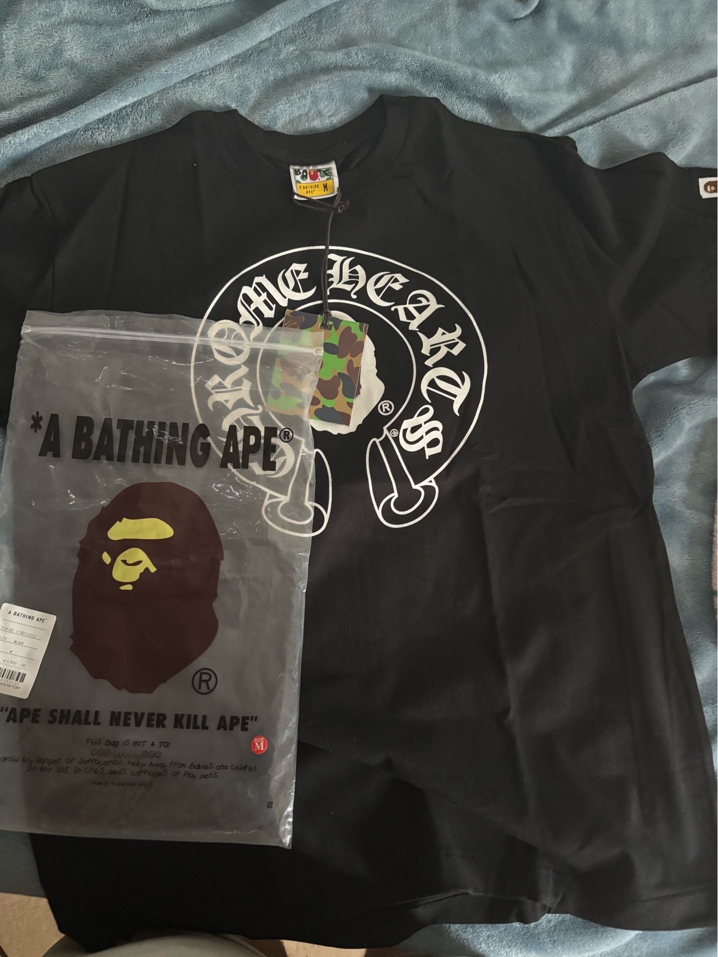 Chrome X BAPE shirt