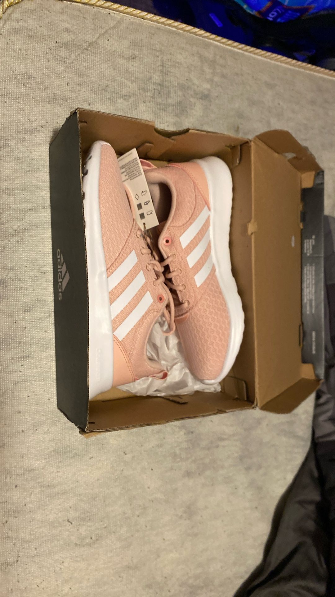 Pink And White Woman’s Adidas’s  Size 7