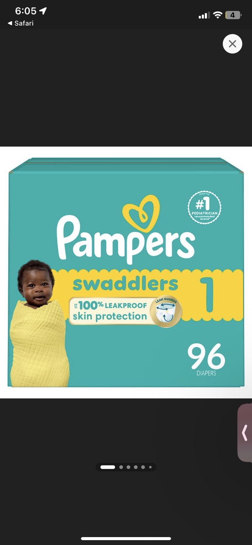 Pampers Size 1