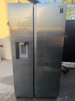 Sumsung double door working fine  look at the pictures  about it