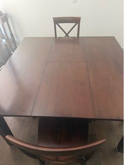 Table and chairs