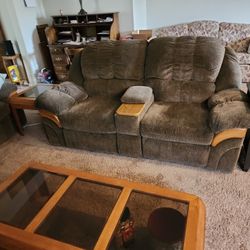 Two Recliner Couch