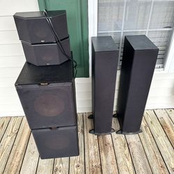 Klipsch Speakers Surround Sound System W/ 2 12" Subs