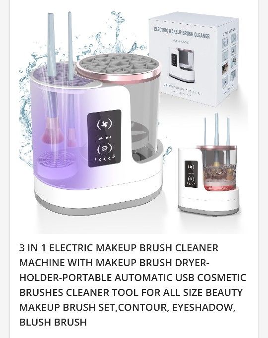 Electric Makeup Brush Cleaner