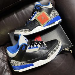 Nice 😮‍💨 !! Air Jordan 3 Retro "Sport Blue" (2014) size 10.5 !
