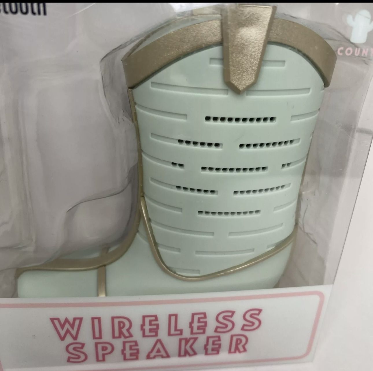 Cowgirl Boot Bluetooth Speaker