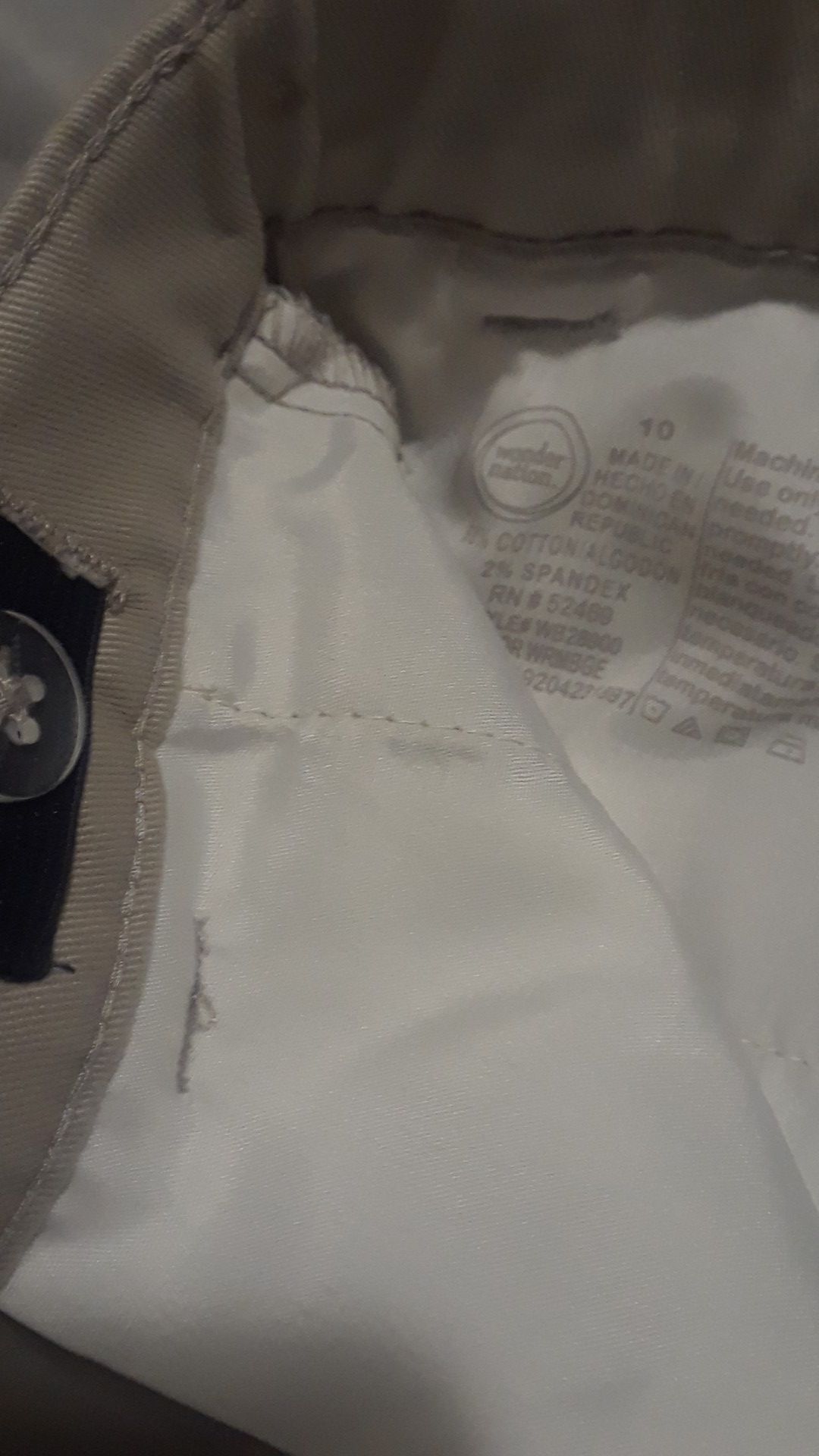 Brand new school clothes