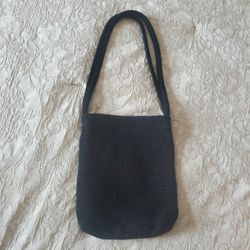 The Sak Black Crochet Bag