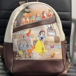 Loungefly x Disney Snow White and Seven Dwarfs Multi Scene Womens Mini Backpack