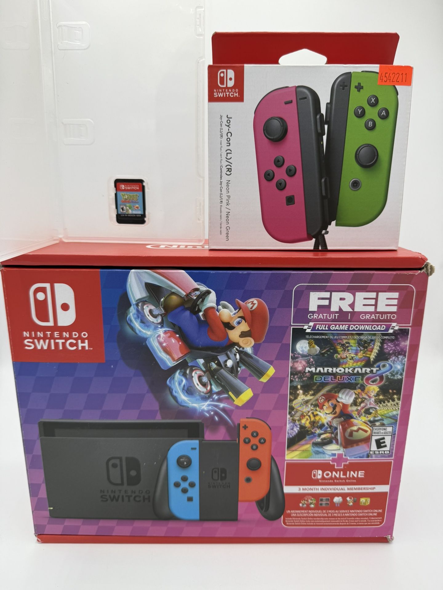 Nintendo Switch: Mario Kart Deluxe Bundle Joy Con Yoshi