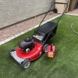 Yard Machine 158cc Gas Mower With Gas Can