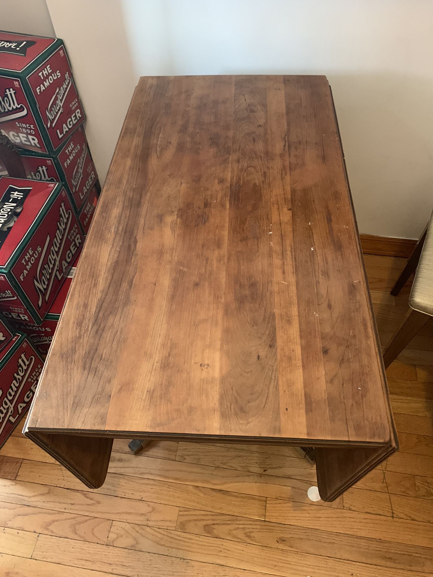 Folding table for living room or kitchen.