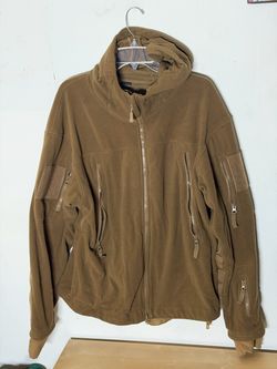 Condor Sierra 605 Tactical Hooded Fleece Jacket Men’s XL Coyote Brown Utility