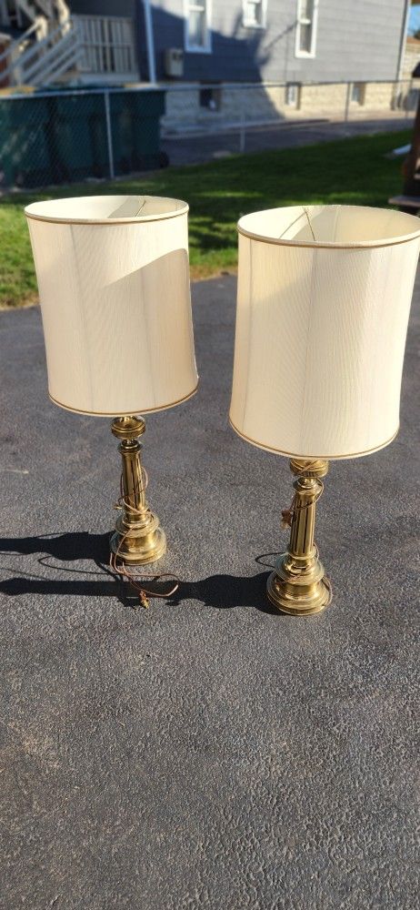 2 Vintage Stiffel Lamps