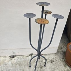 Metal Candle Holder Stand