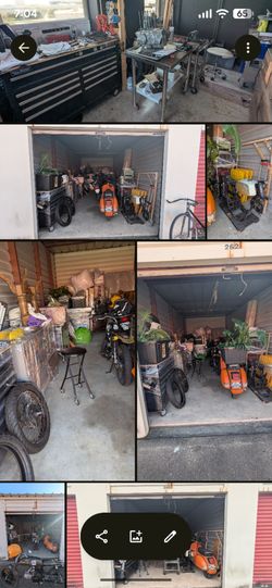 Storage unit - motorcycles, tools, bachelor pad everything