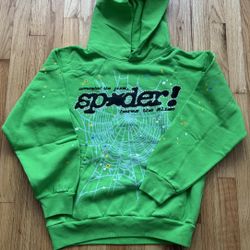 Green Sp5der Hoodie