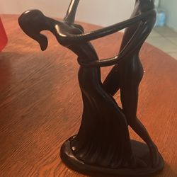 Dancing Couple Carved Figure