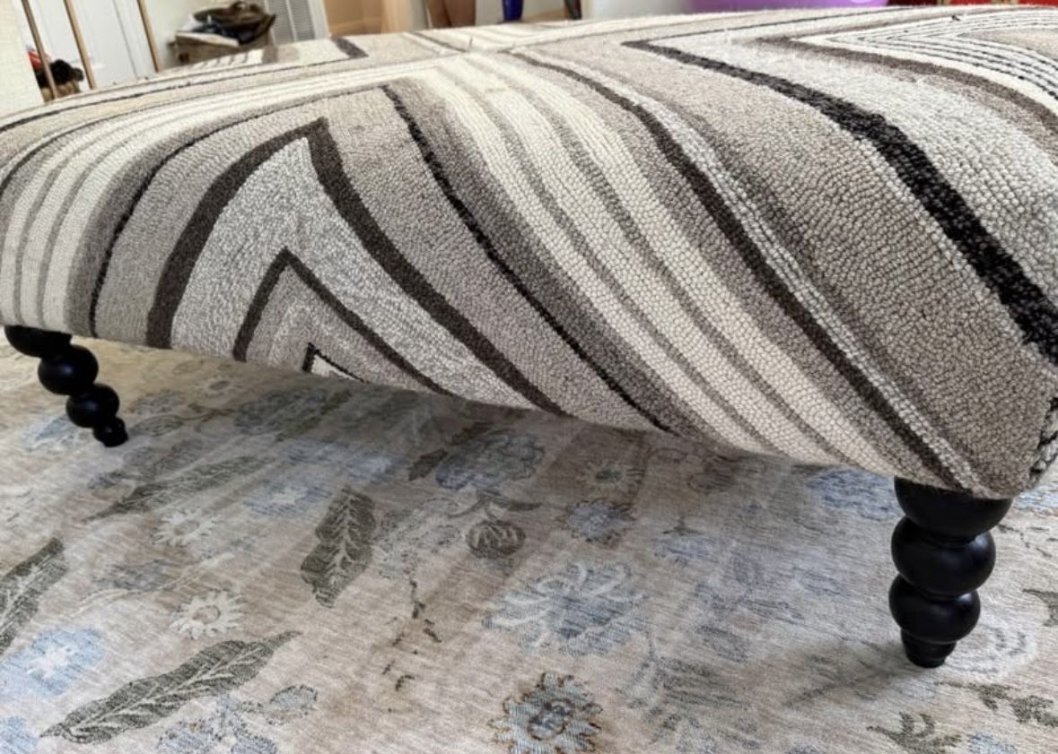 Patterned Ottoman