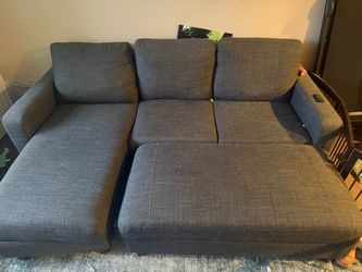 Wayfair L Shape Couch with Ottoman