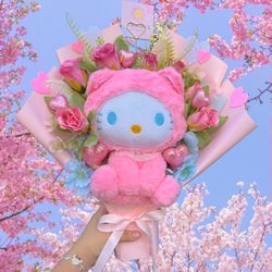 Hello Kitty Plush Bouquet Valentines