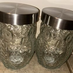 Owl Canisters Set
