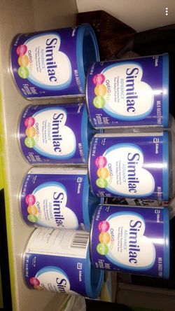 7cans of baby milk