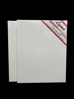 Lyons Artist Canvas Cotton Duck Standard Weight Medium Texture - 2 Pack