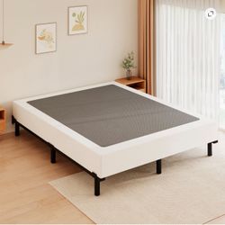 Queen Adjustable Metal Bed Frame + Queen Box Spring