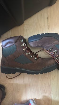 Timberland Brown Leather Hiking Boots