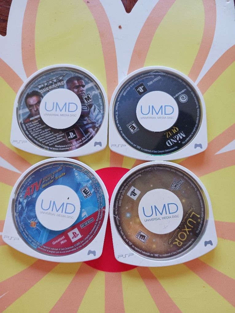 PSP UMD Games