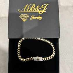 14k Monaco Bracelet 