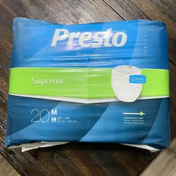 FREE – Presto Supreme Underwear (Size M) – 10 Packs